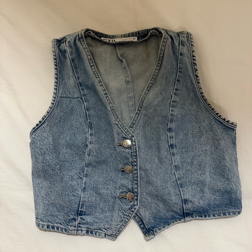 Zara Denim Vest